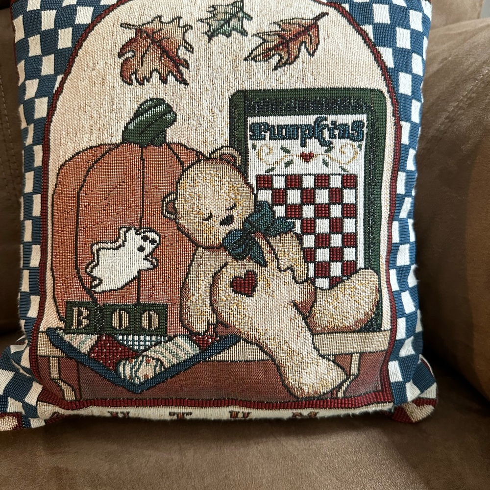 Seasonal Decorative Throw Pillows - 11 by 11 Inches - Picture 2 of 11